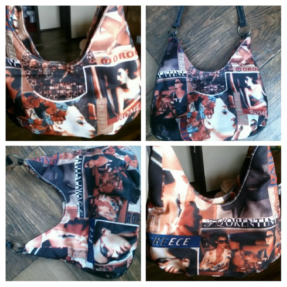 Contemporary Beautiful & Unique Hobo Multicolor Handbag !!!